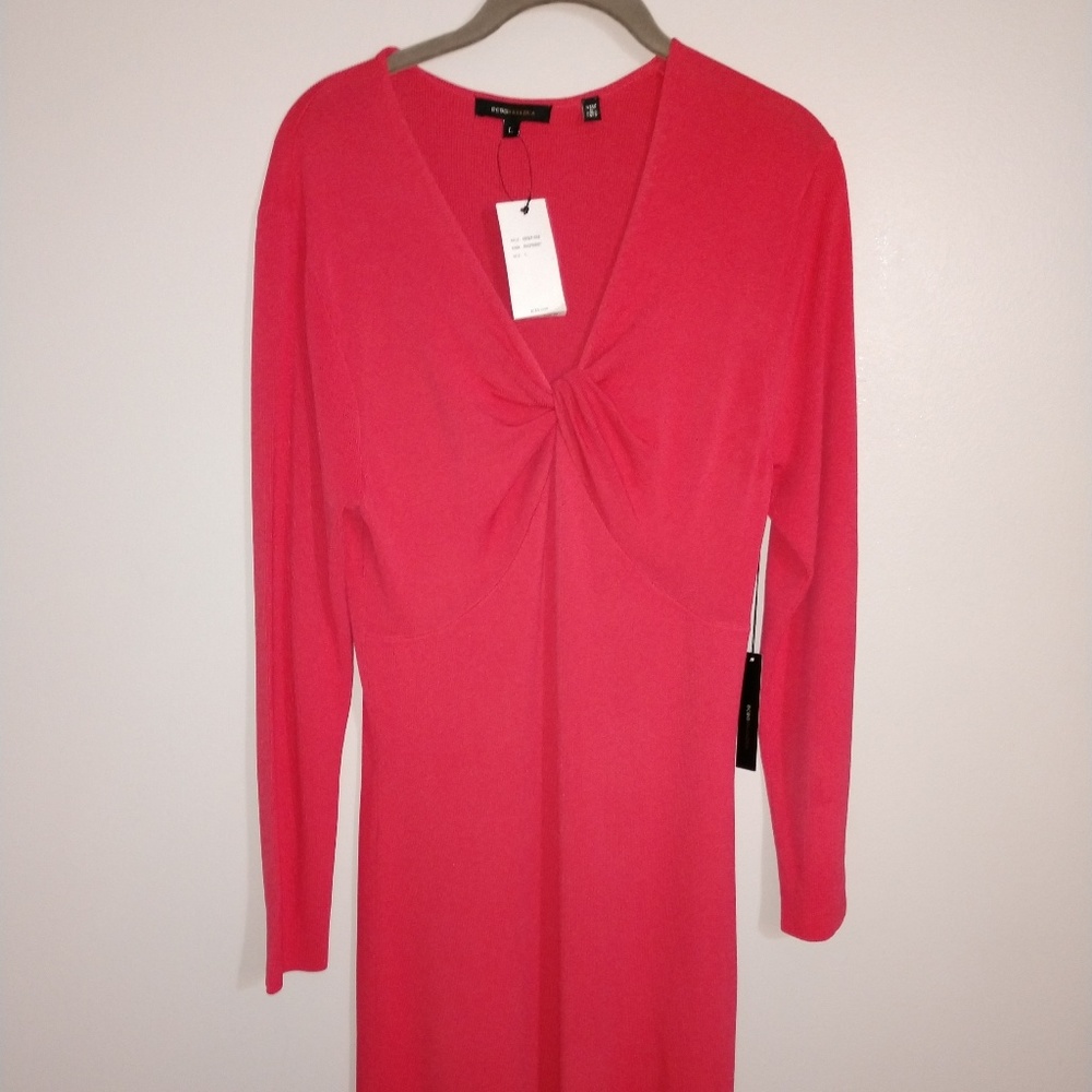 BCBG Max Azria Knit Dresses with Front Detail - Picture 7 of 8